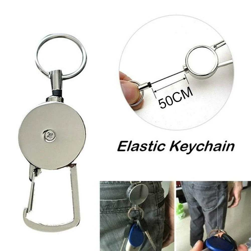 Stretchy store key holder