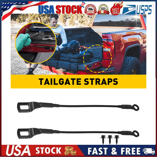Pair (2) Rear Tailgate Cables Straps Set For 1995-2004 Toyota Tacoma US - Picture 19 of 21