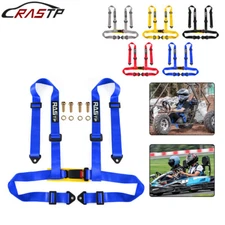 4 Point Universal Buckle Seat Belt Harness for Racing Car UTV ATV Go-Kart