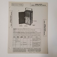 SAMS PHOTOFACT SERVICE MANUAL 30-10 GENERAL ELECTRIC RADIO MODEL 140