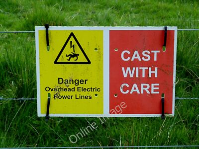 Photo 12x8 Warning to local fishermen on the River Earn Tullybannocher Dal c2011