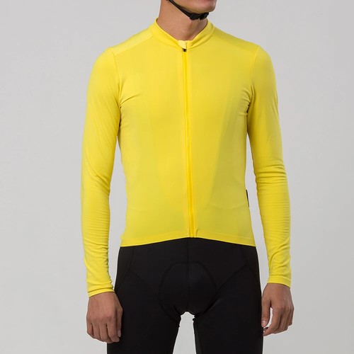 Unisex Winter Thermal Fleece Cycling Jersey Long Sleeve With Seamless Process - Picture 28 of 30