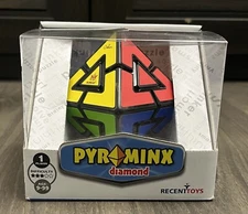 Pyraminx Diamond Puzzle Project Genius - New in Box - Wear