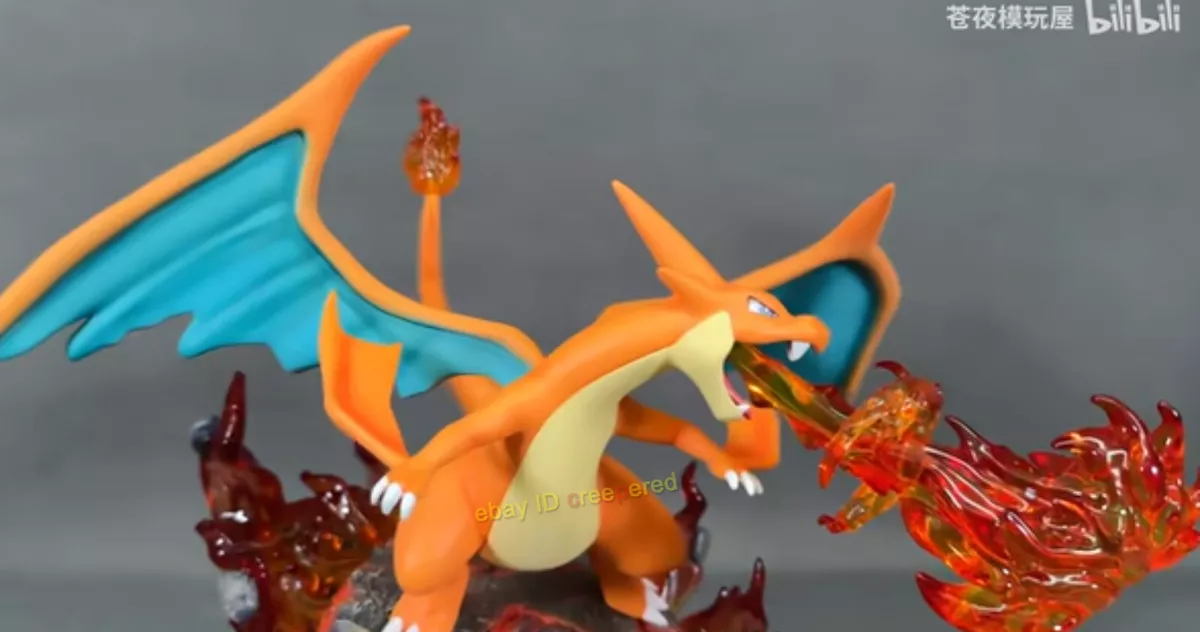 In stock EGG Studio Mega Charizard X 1/6 Resin Figure Model Statue