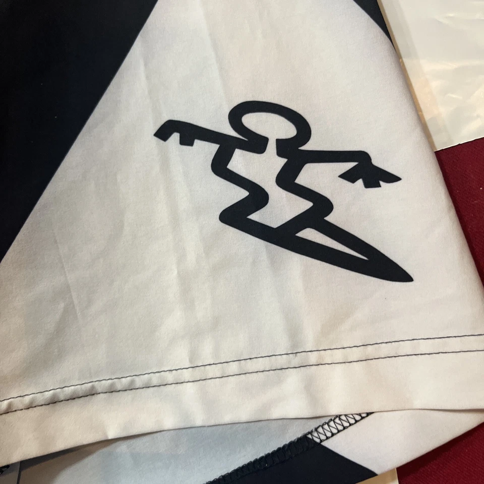 Da Hui Hawaii SURF Pantalones Cortos Natación HOMBRE 34 Negro Blanco Bolsillo Gancho Lazo Cierre de Encaje Foto 4 de 4