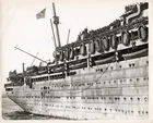 USS Leviathan 1919 Press Photo ID-1326 WW1 US Troop Transport Ship 8x10 *P151c