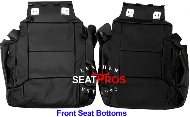 Leather Seat Covers kit 2014-2021 Toyota Tundra Crew CrewMax Double Cab