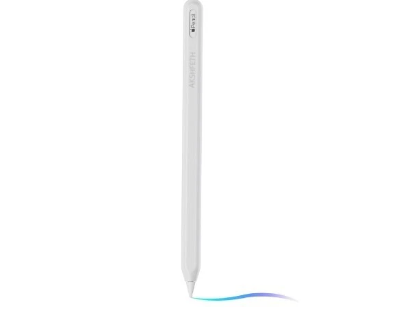 Funda delgada de silicona suave 2 piezas para Apple Pencil 2da generación verde/transparente Foto 2 de 3