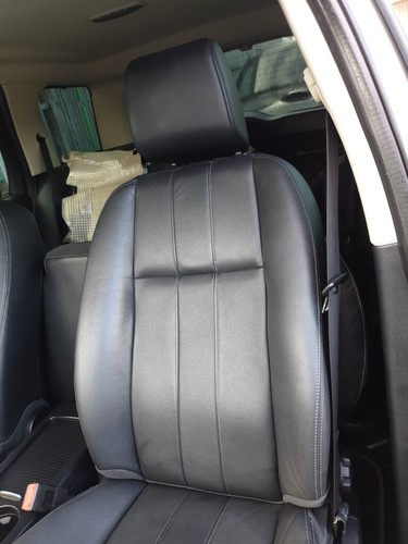 13-15 LAND ROVER FREELANDER 2 NEARSIDE PASSENGER FRONT BLACK HEATED LEATHER SEAT - Picture 2 of 8