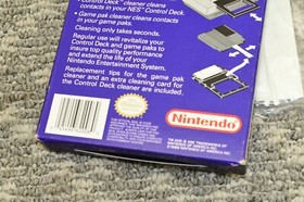Vintage Nintendo NES Cleaning Kit Original - BOX ONLY w/ Pad