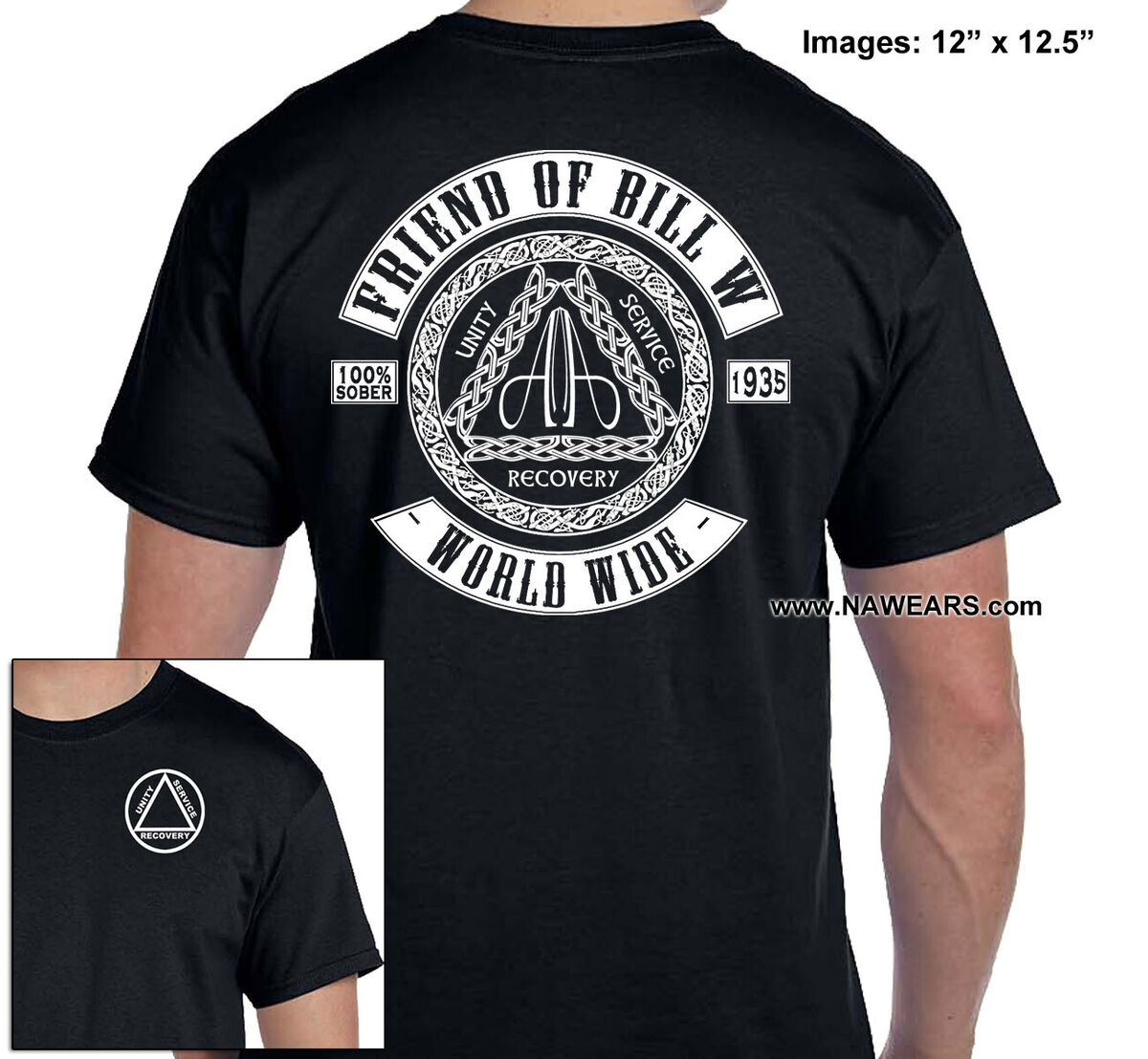 Cool T-Shirt - Bill W Og Sobriety Recovery Aa Tee Cool T-Shirt - Bill W Og Sobriety Recovery Aa Tee