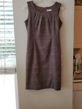 Orsay Classic Tailored Lined Shift Sleeveless Work Dress US 6/EUR 36 German Made