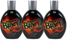 3-PACK Millennium Tanning INSANELY BLACK Hot Tingle 60X Dark Lotion -13.5 Oz EA