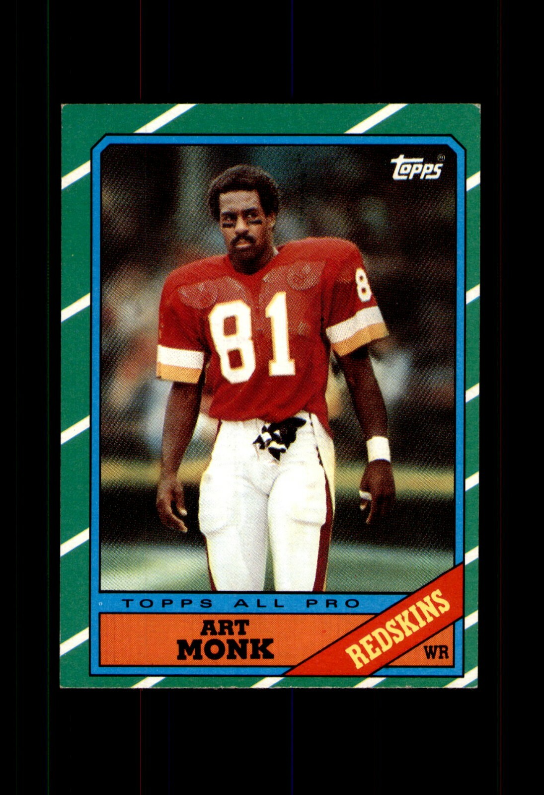 1986 TOPPS FOOTBALL CARD WASHINGON REDSKINS #175 ART MONK