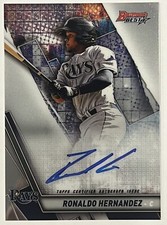Ronaldo Hernandez Best Of Autograph 2019 Bowman's Best #B19-RHE Tampa Bay Rays