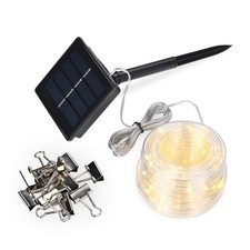 40 Ft Solar LED Canopy String Light 8 Modes Party Patio Decor Garden Outdoor