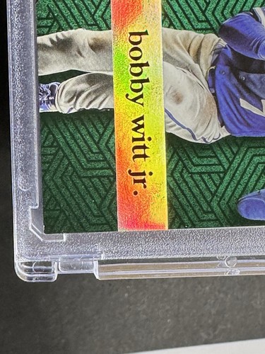 7/15 Bobby Witt Jr. Auto Jersey # 2024 Topps Diamond Icons White Polychromatink - Picture 5 of 10