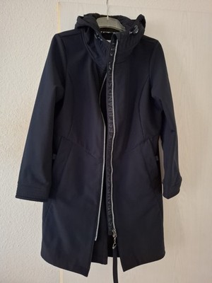 Softshell Mantel Soccx Gr. 36 Dunkelblau Kapuze