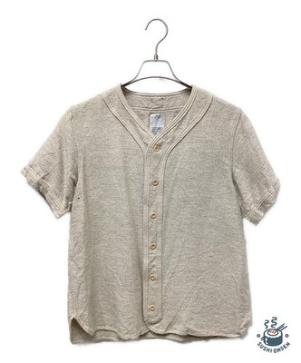 トップス visvim DUGOUT SHIRT VISVIM DUGOUT SHIRT S/S WOOL/LINEN Size: 3 Beige Men 115105011029