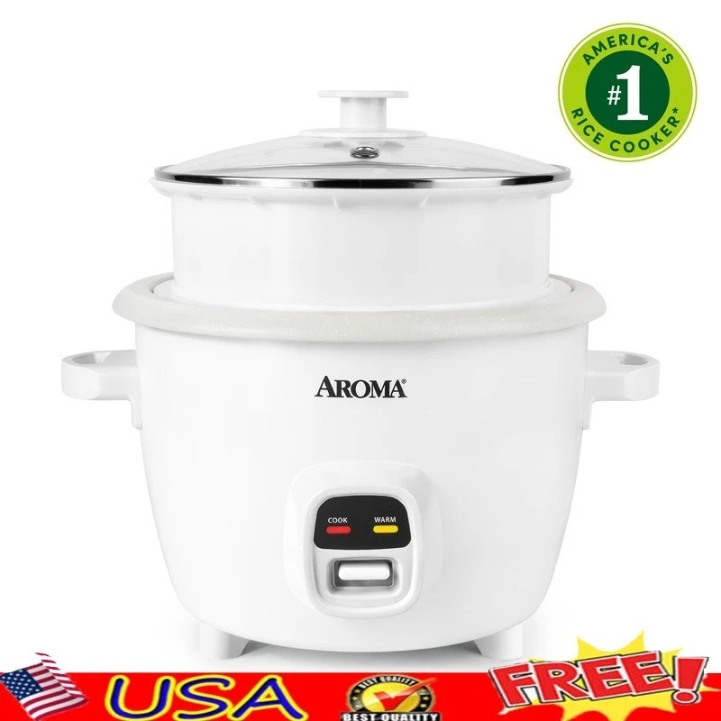 20 Cup Rice Cooker Pop Up Steamer Nonstick Ceramic Automatic Warm Function New