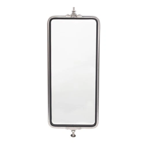 Universal West Coast Truck Side Mirror Head Stainless Steel 7" x 16"