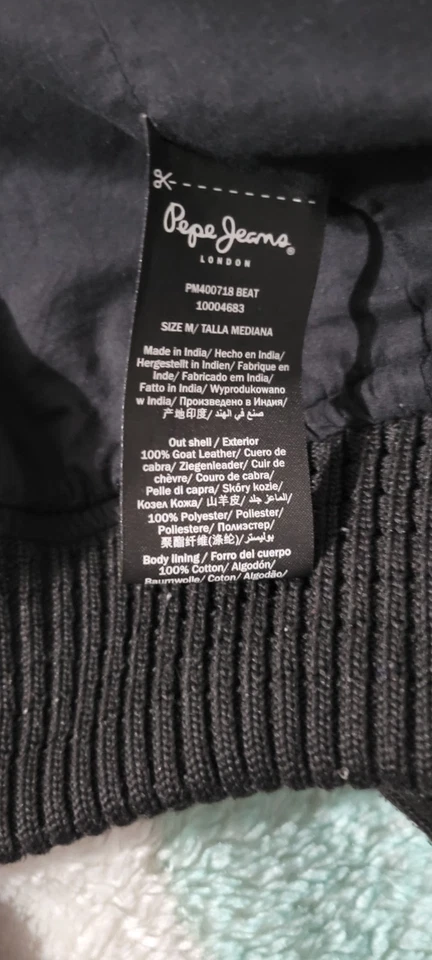 Chaqueta de Cuero Pepejeans Hombre - Imagen 3 de 4