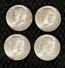 1964 50C Kennedy Half Dollar Lot of 4