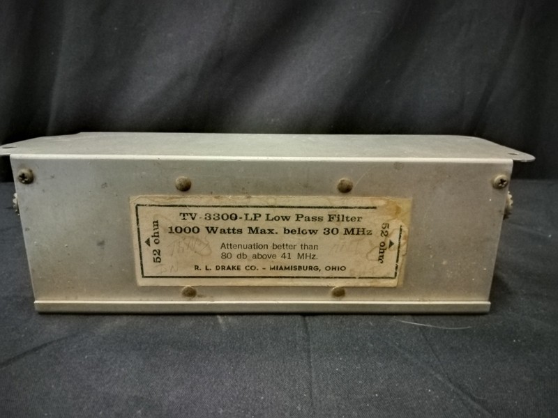 TV-3300-LP Low Pass Filter 1000 watts Max below 30  MHz
