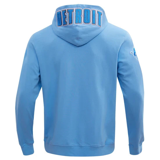 Pro Standard - NFL Detroit Lions Classic Chenille Men's Zip Up Hoodie - Blue