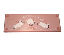 Wooden Lamb Wall Decor for Nursery Girls Room