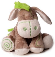 Esel Pauli Kuscheltier PlüSchtier Stofftier Braun-GrüN 17,5 Cm Weich Klein