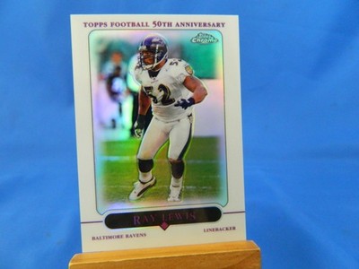 Ray Lewis Topps Chrome 2005 #33 Refractor