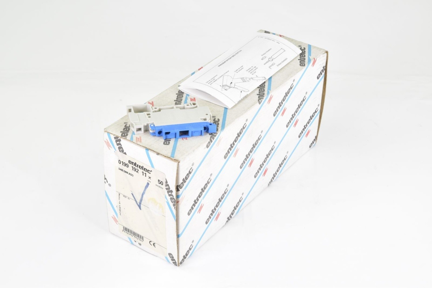 ENTRELEC 0199 192 11, D4/8.SNN.ADO, Rail connection block, (1PU=50Pcs.)