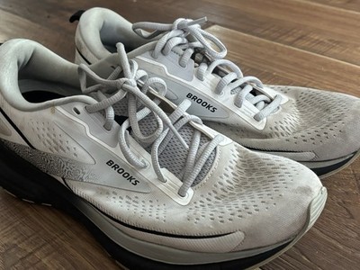 Brooks Trace 3 Men's Running Shoes Size 10 White Gray Athletic Sneakers