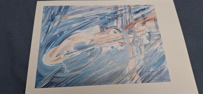Margrit Heinecke ''Eiszeit'' - Farbkopie des Bildes auf A4-Blatt