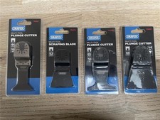 4 x Draper Cutter Scraper Multi Tool Saw Blades Multitool Bosch Dewalt