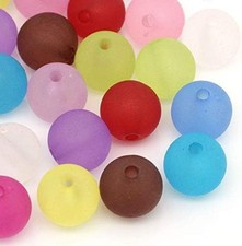 300 Multicolored Acrylic Beads 12mm with 2.3mm Hole for Crafting