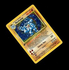 1999 WOTC Pokemon MACHAMP 1st Edition HOLO 8/102! MP WEAR