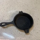 Early Lodge Cast Iron Mini Skillet - Ashtray, Spoon Rest Number 8 Lodge