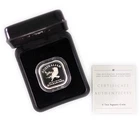2003 Perth Mint 1/2oz Fine Silver Square 50c Kookaburra Coin - Box & COA