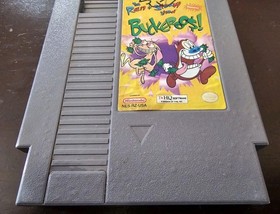 The Ren And Stimpy Show Buckeroos: Nintendo Nes  Tested And Working Game