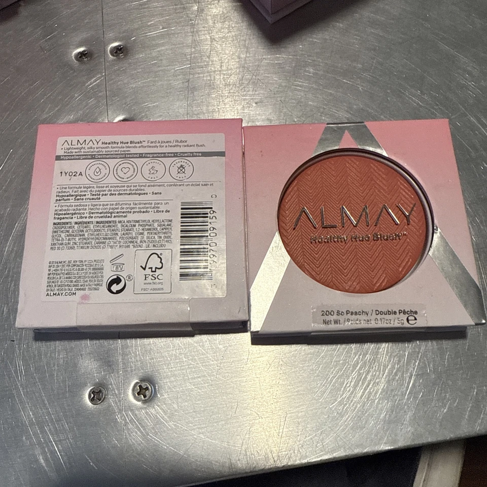 Lot of 2  ALMAY Healthy Hue Blush So Peachy 200 - New - Sealed - Image 2 of 3