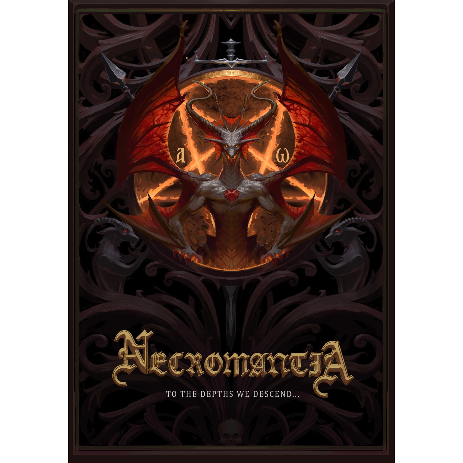 Necromantia To the Depths We Descend CD TCM004A5 NEW - Image 3