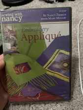 Sewing With Nancy Zieman - Embroidery Applique (DVD, 2004) NEW