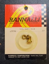 Vintage 1/24 Rannalli #5006 Fail Safe Hub for slot cars NOS