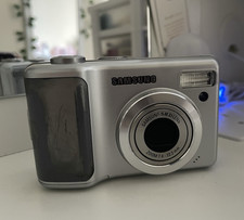 Samsung S1030 Compact Digital Camera 10.1MP Silver 3x Zoom AA Built-In Flash