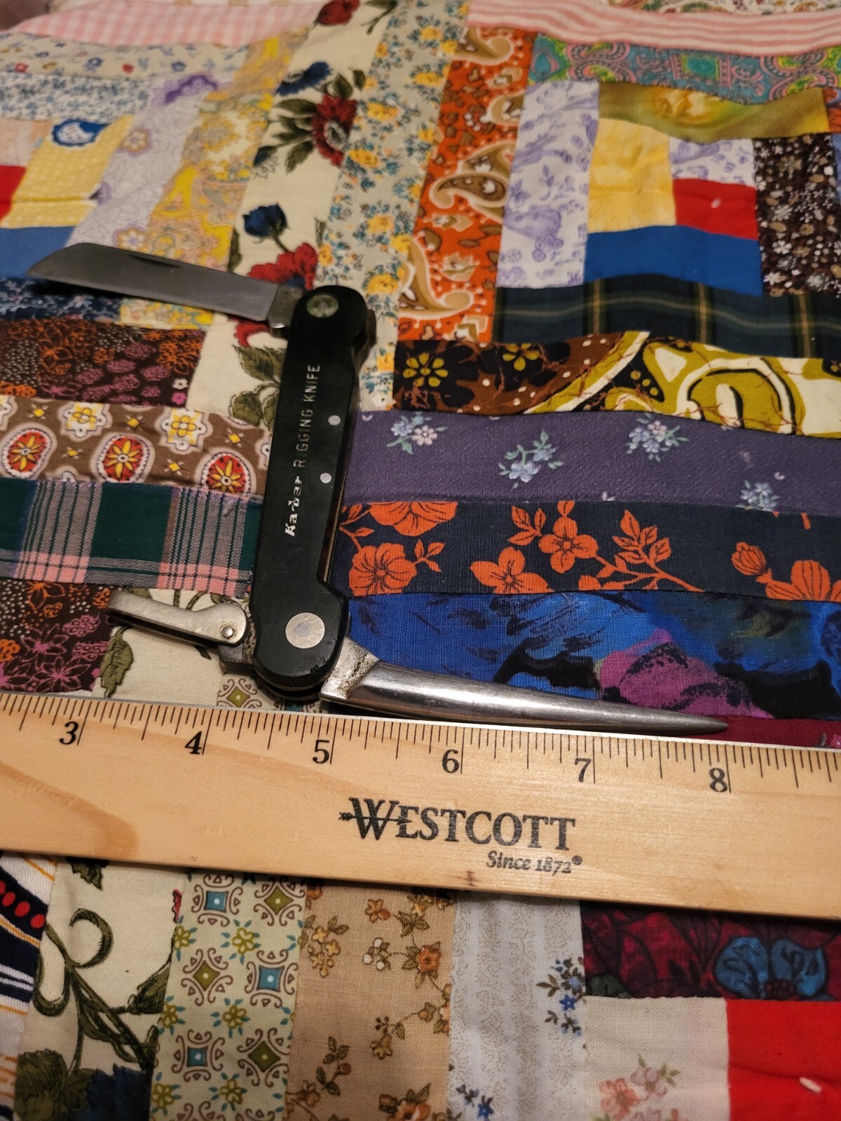 VINTAGE KABAR USA SAILORS RIGGING ROPE JACK FOLDING POCKET KNIFE KNIVES TOOLS eBay