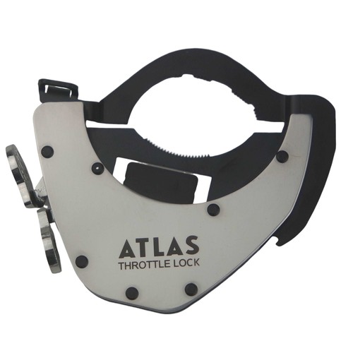 Serrure d'accélérateur Atlas régulateur de vitesse moto noir / argent et haut / bas - Photo 6/6