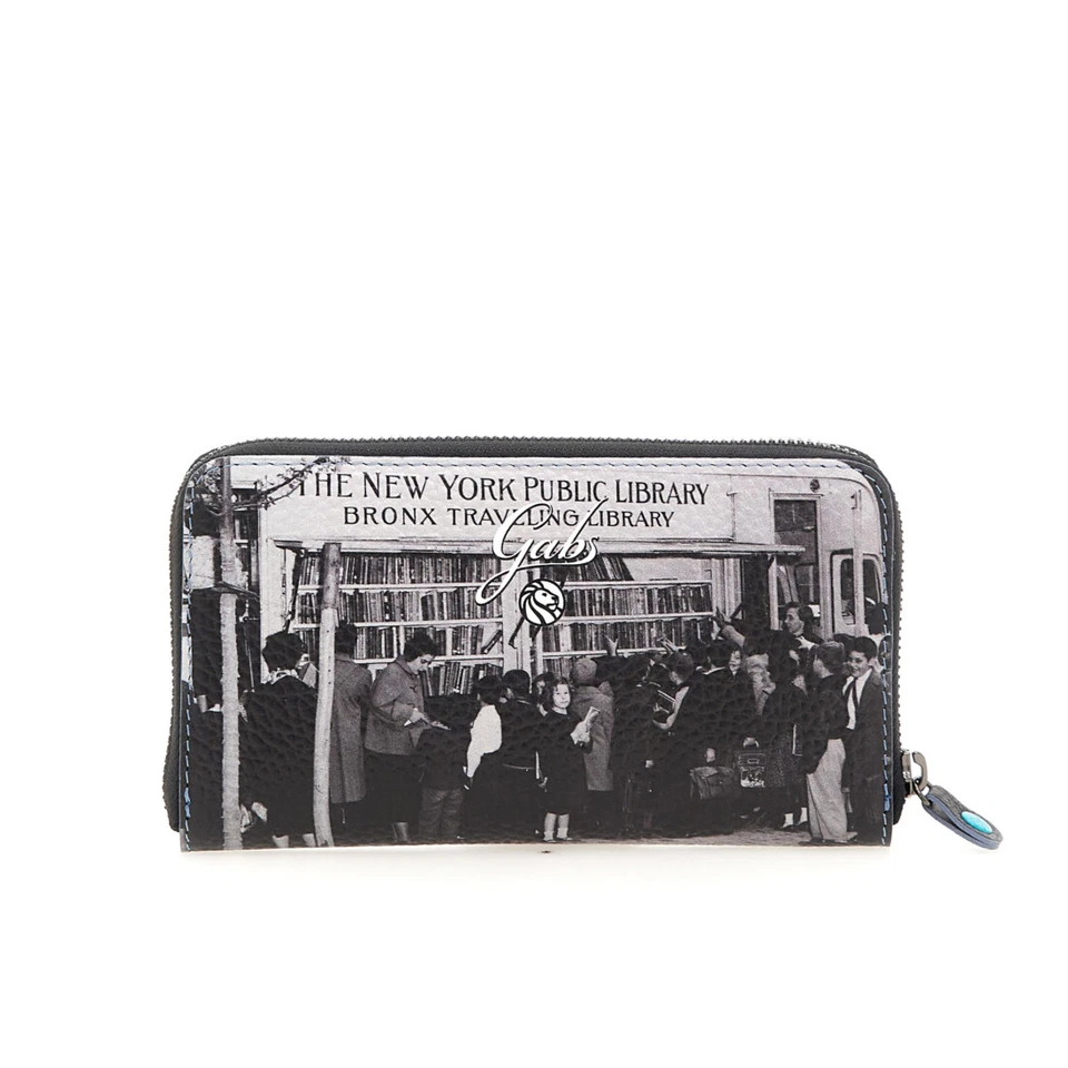 Portafoglio da donna GABS Gmoney17 libreria New York borsellino con portacarte - Immagine 2 di 4