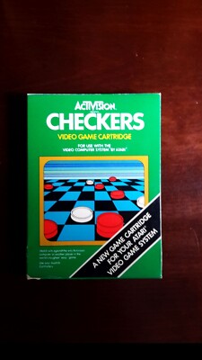 CHECKERS CIB (Complete) 1981 Activision Atari 2600 Very Good [ VG ] | eBay